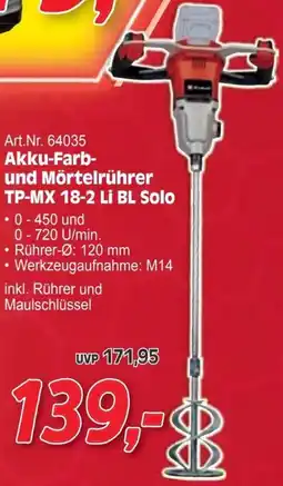 Zgonc Akku-Farb- und Mörtelrührer Angebot