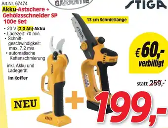 Zgonc Akku-Astschere + Gehölzsschneider SP 100e Set Angebot