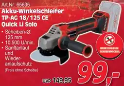 Zgonc Akku-Winkelschleifer Angebot