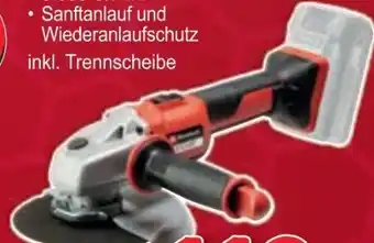 Zgonc Einhell Akku-Winkelschleifer TE-AG 18/150 Solo Angebot