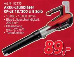 Zgonc Akku-Laubbläser Angebot