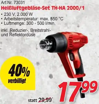 Zgonc Heißluftgebläse-Set Angebot