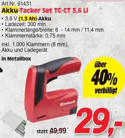 Zgonc Akku-Tacker Set Angebot