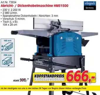 Zgonc Abricht- / Dickenhobelmaschine Angebot