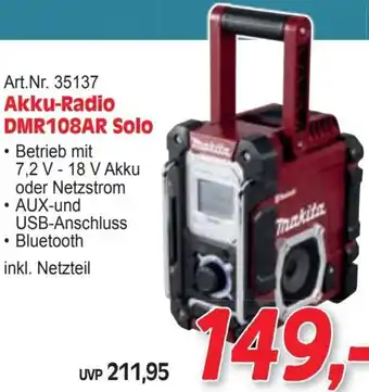 Zgonc Akku-Radio Angebot