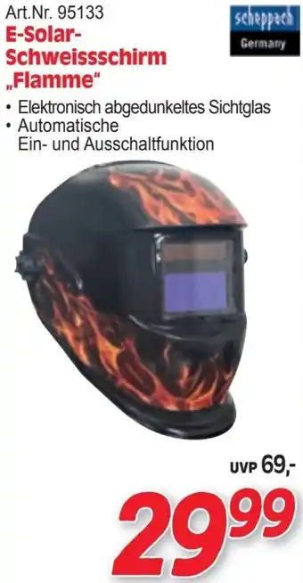 Zgonc E-Solar- Schweissschirm Flamme Angebot