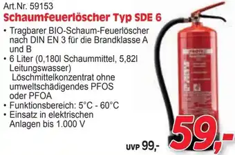 Zgonc Schaumfeuerlöscher Typ Angebot