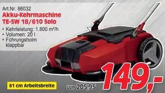 Zgonc Akku-Kehrmaschine Angebot