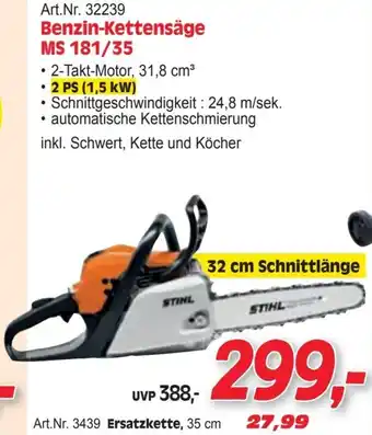 Zgonc Benzin-Kettensäge Angebot