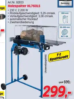 Zgonc Holzspalter Angebot