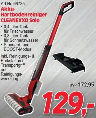 Zgonc Akku- Hartbodenreiniger CLEANEXXO Solo Angebot