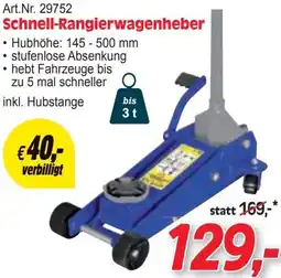 Zgonc Schnell-Rangierwagenheber Angebot