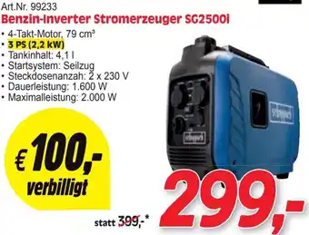 Zgonc Benzin-Inverter Stromerzeuger Angebot