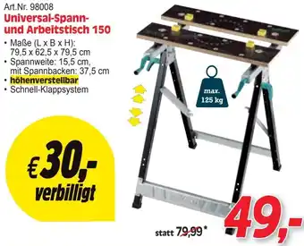 Zgonc Universal-Spann- und Arbeitstisch Angebot