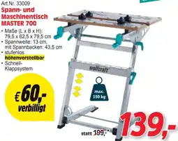 Zgonc Spann- und Maschinentisch Angebot