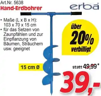 Zgonc Hand-Erdbohrer Angebot