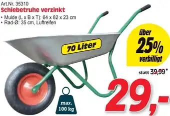 Zgonc Schiebetruhe verzinkt Angebot