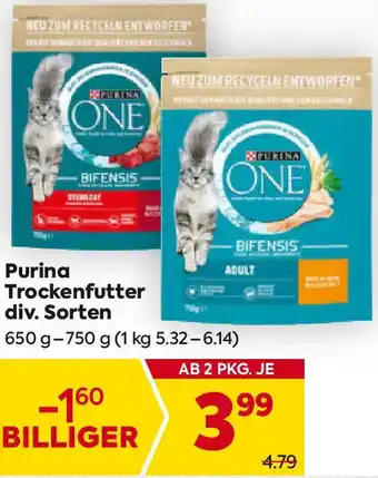 Billa Trockenfutter Angebot