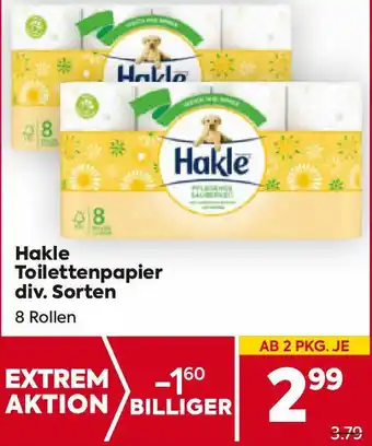 Billa Toilettenpapier Angebot