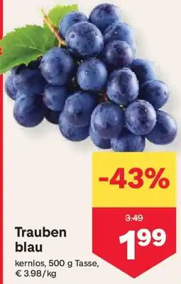 MPreis Trauben blau Angebot