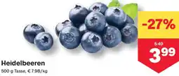 MPreis Heidelbeeren Angebot