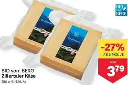 MPreis Zillertaler Käse Angebot