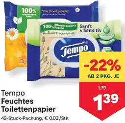 MPreis Feuchtes Toilettenpapier Angebot