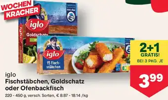 MPreis Fischstäbchen, Goldschatz oder Ofenbackfisch Angebot