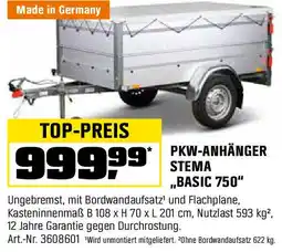 OBI Pkw-anhänger stema basic 750 Angebot