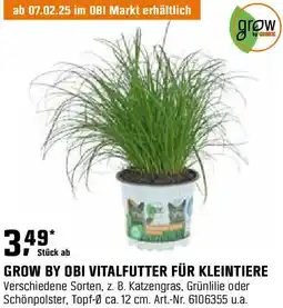 OBI Grow by obi vitalfutter für kleintiere Angebot