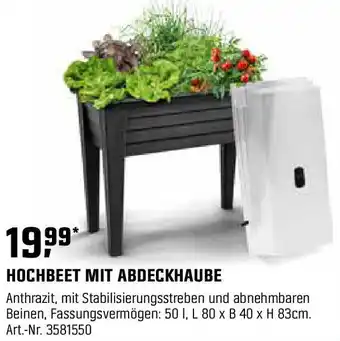 OBI Hochbeet mit abdeckhaube Angebot