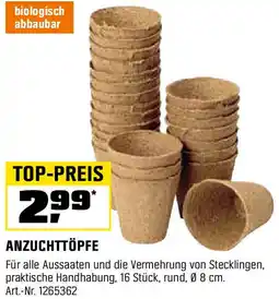 OBI Anzuchttöpfe Angebot