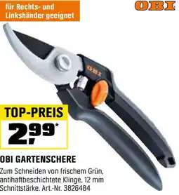 OBI Obi gartenschere Angebot