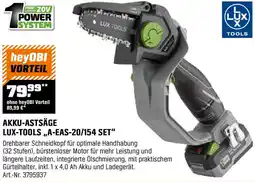 OBI Akku-astsäge lux-tools Angebot