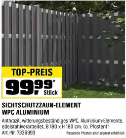 OBI Sichtschutzzaun-element Angebot