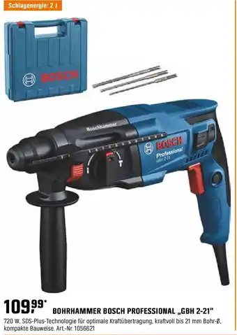 OBI Bohrhammer bosch professional Angebot