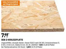 OBI Osb-3-verlegeplatte Angebot