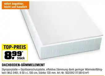 OBI Dachboden-dämmelement Angebot