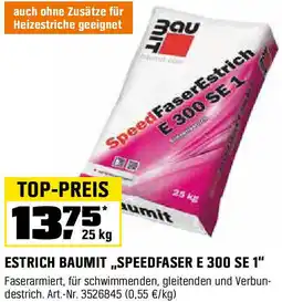 OBI Estrich baumit speedfaser Angebot