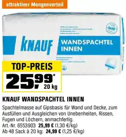 OBI Knauf wandspachtel innen Angebot