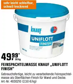 OBI Feinspachtelmasse knauf uniflott Angebot