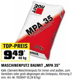 OBI Maschinenputz baumit Angebot