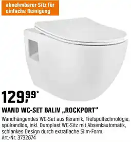 OBI Wand wc-set baliv rockport Angebot