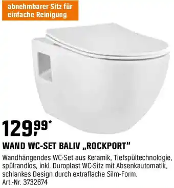 OBI Wand wc-set baliv rockport Angebot