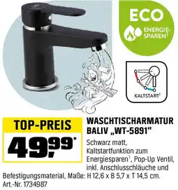 OBI Waschtischarmatur baliv Angebot