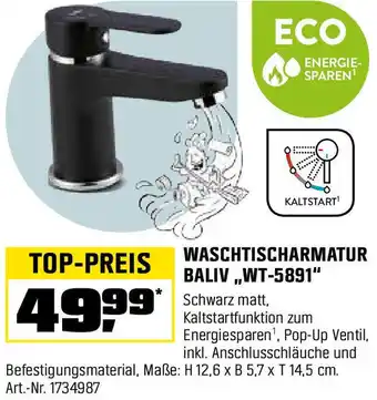 OBI Waschtischarmatur baliv Angebot