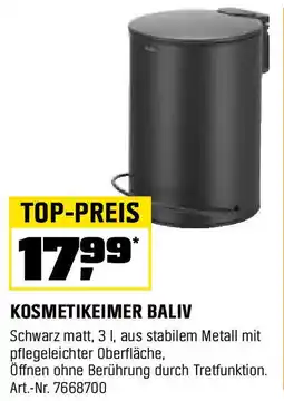 OBI Kosmetikeimer baliv Angebot