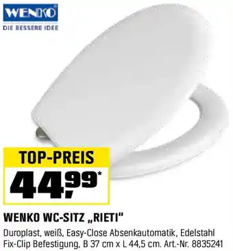 OBI Wc-sitz rieti Angebot