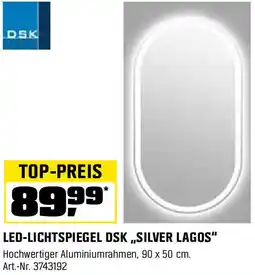 OBI Led-lichtspiegel dsk silver lagos Angebot