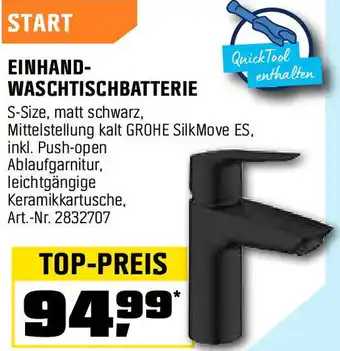 OBI Einhand- waschtischbatterie Angebot